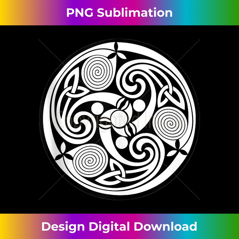 Celtic design Celtic triskele triskelion spiral - Decorative Sublimation PNG File