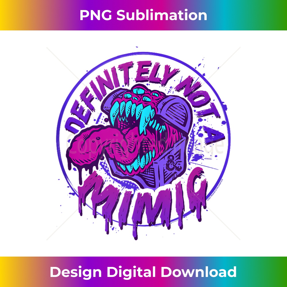 Dungeons & Dragons Definitely Not A Mimic Iconic Logo - Exclusive PNG Sublimation Download