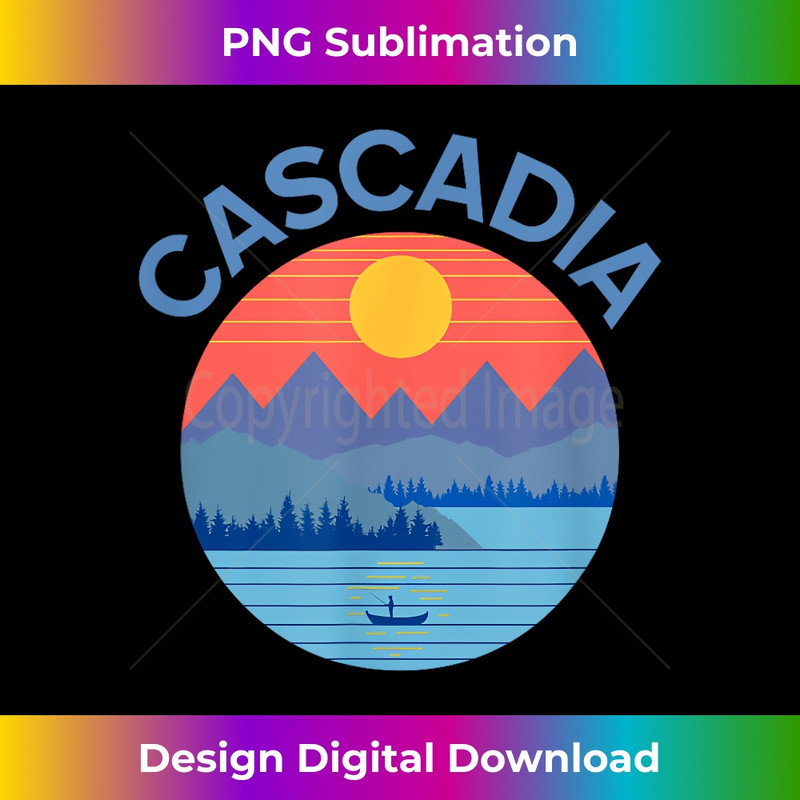 Cascadia Fishing, Hiking, Camping - Professional Sublimation Digital Download