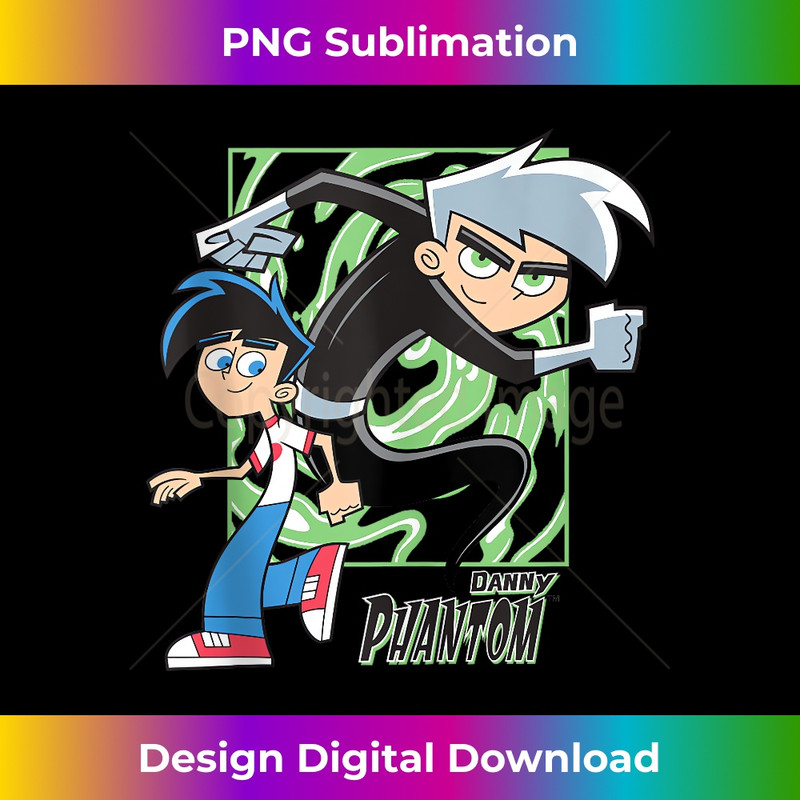 Danny Phantom With Both Danny And Phantom - Sublimation-Ready PNG File