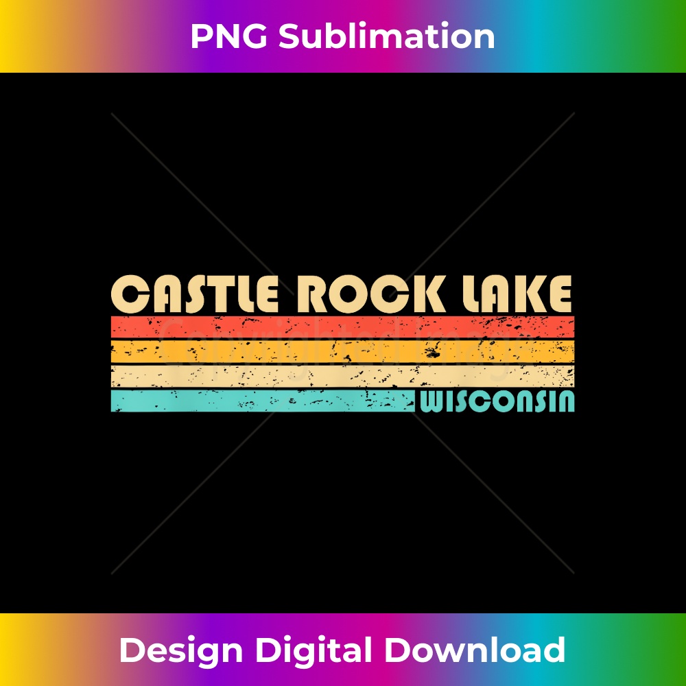 CASTLE ROCK LAKE WISCONSIN Funny Fishing Camping Summer - Professional Sublimation Digital Download