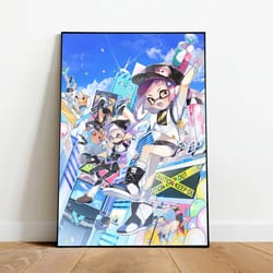 splatoon poster, canvas wall art, rolled canvas print, canvas wall print, game poster-2