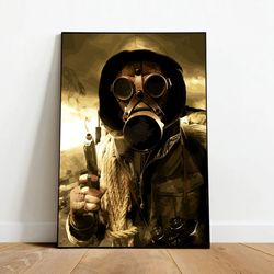 stalker game poster, canvas wall art, rolled canvas print, canvas wall print, game poster