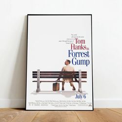 Forrest Gump Poster, Canvas Wall Art, Rolled Canvas Print, Canvas Wall Print, Movie Poster