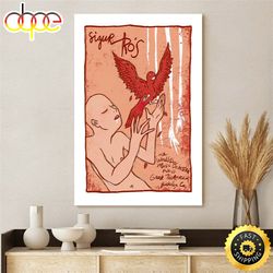 sigur ros boston august 19, 2023 poster canvas