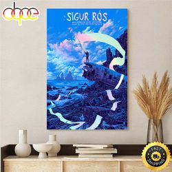 sigur ros minneapolis august 21, 2023 poster canvas