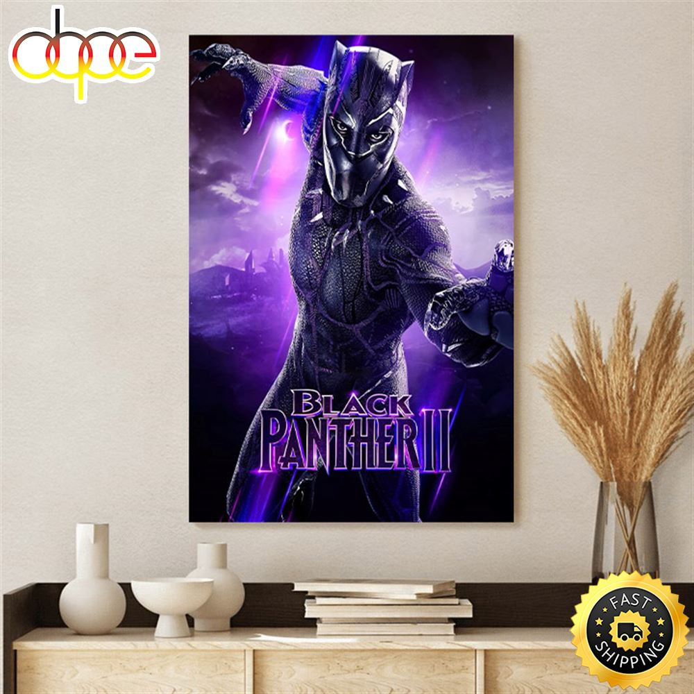 Black Panther 2 Marvel Poster Canvas.jpg
