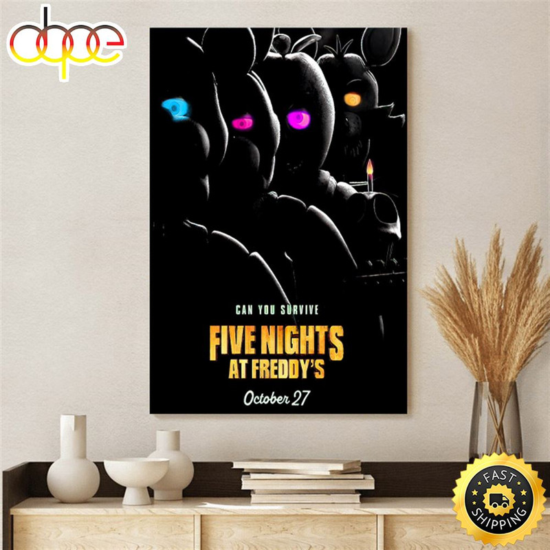 Five Night Freddy 2023 Canvas Poster.jpg