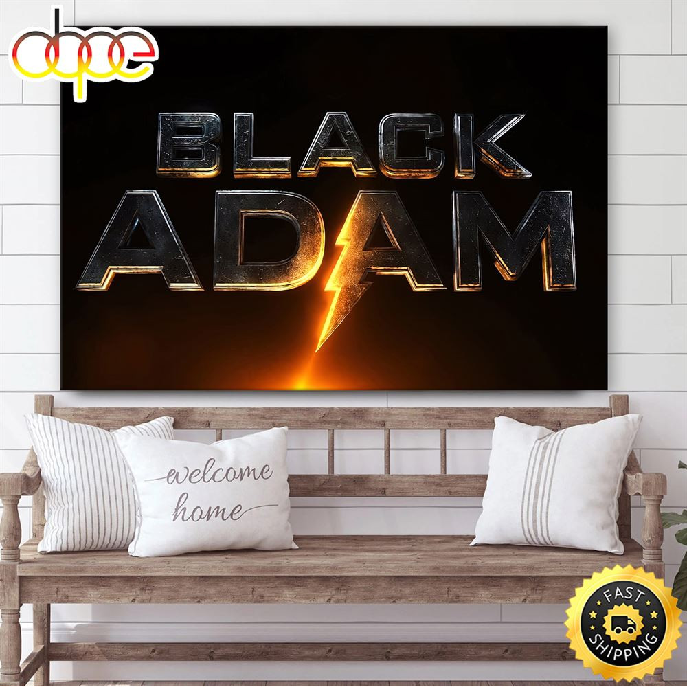 Dc Comics Black Adam Lightning Canvas Poster.jpg
