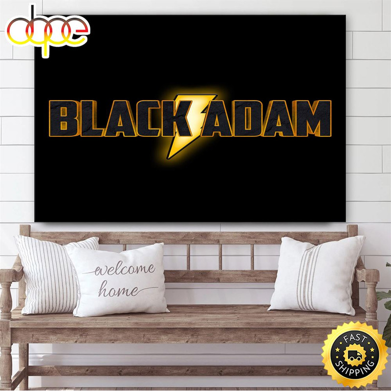 Dc Comics Black Adam Lightning Poster Canvas.jpg