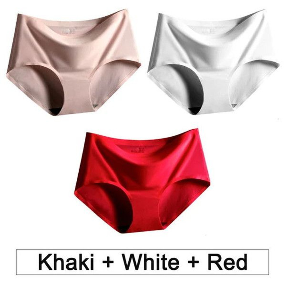 Women Underwear Seamless Panties Sexy Lingerie for Female Underpant Briefs Pantys Intimates Solid Co