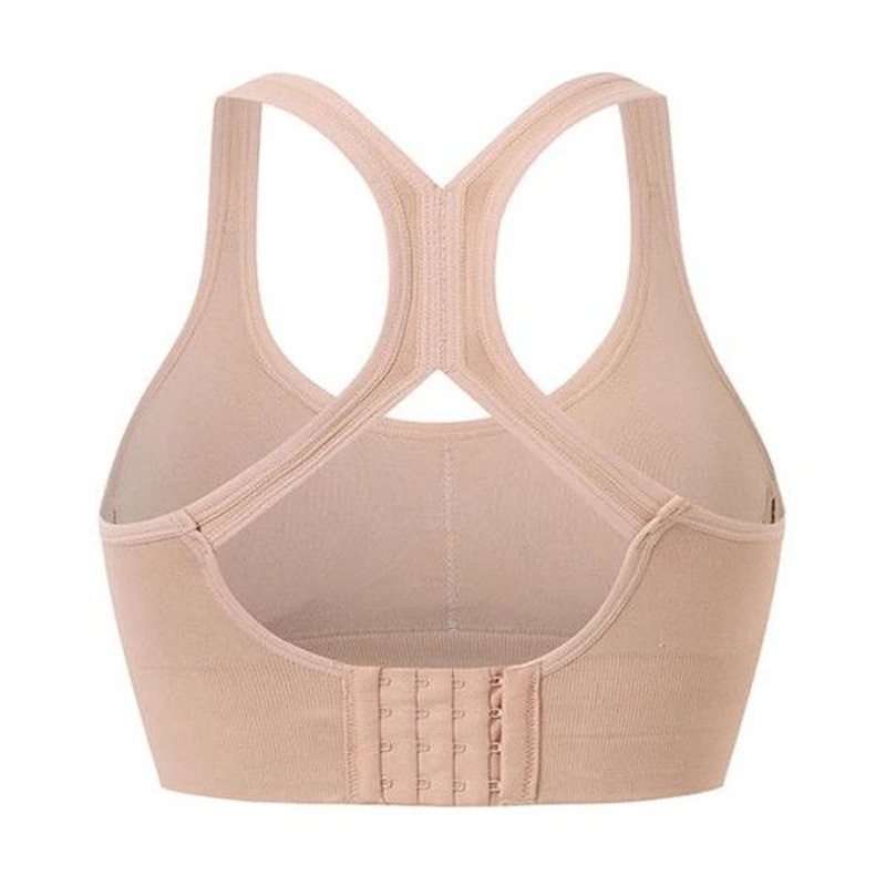 Back Closure Women Bras Sexy Lingerie Fitness Bra Seamless Bralette Gather Pad Shockproof Underwear