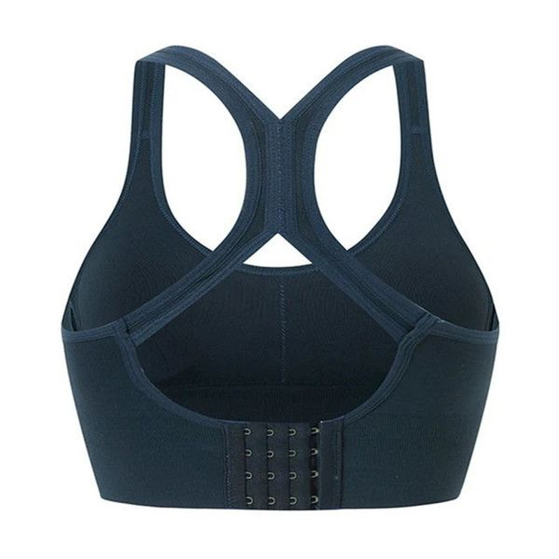 Back Closure Women Bras Sexy Lingerie Fitness Bra Seamless Bralette Gather Pad Shockproof Underwear
