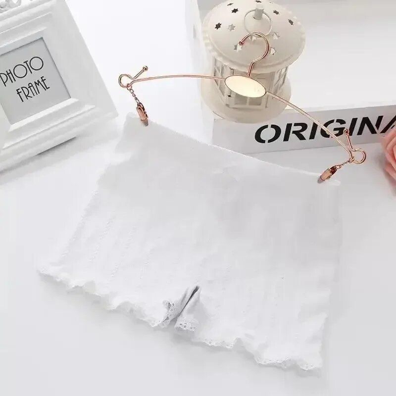 Womens Sexy Lace Shorts Seamless NoTrace Safety Pants for Dresses Skirts