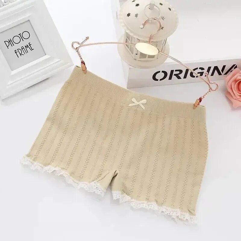 Womens Sexy Lace Shorts Seamless NoTrace Safety Pants for Dresses Skirts