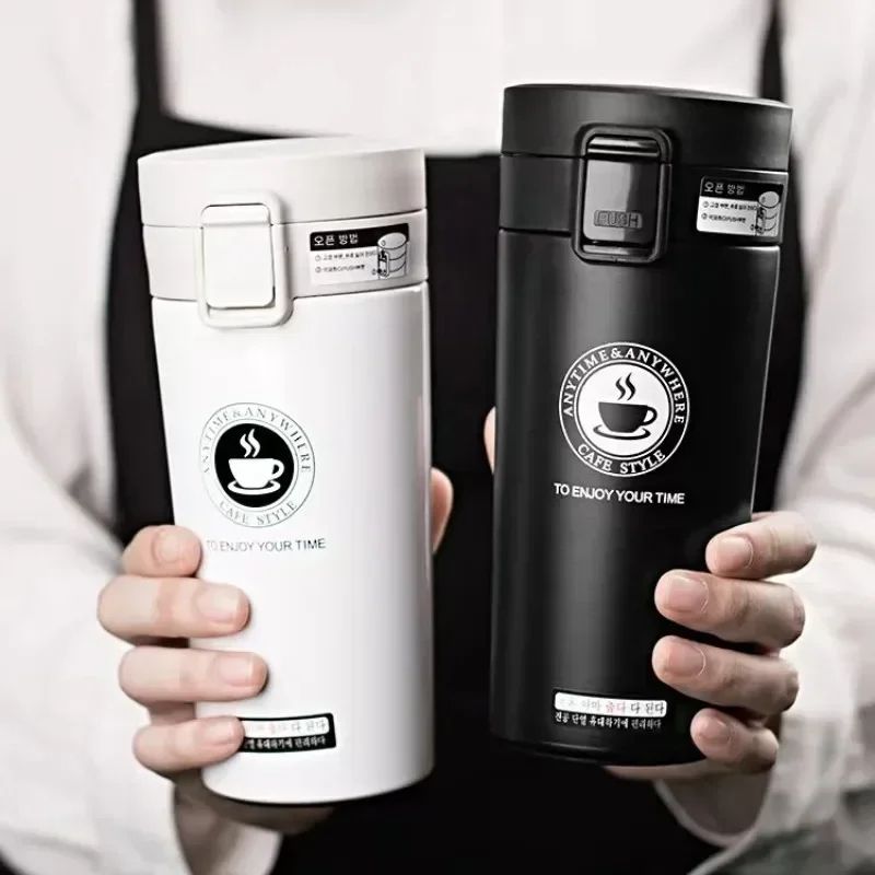 Premium Thermal Mug Double Wall 304 Stainless Steel Coffee Cup Vacuum Flask Thermos Water Bottle 0