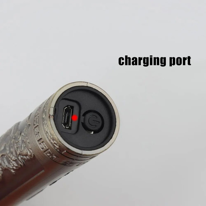 Professional T9 Hair Clipper Vintage Rechargeable Trimmer Shaver For Men Dragon Buddha Design 5