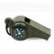 Multifunction Survival Whistle Compass Thermometer  150dB Loud Referee Whistle For Emergency Hiking 3