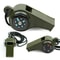 Multifunction Survival Whistle Compass Thermometer 150dB Loud Referee Whistle For Emergency Hiking 2