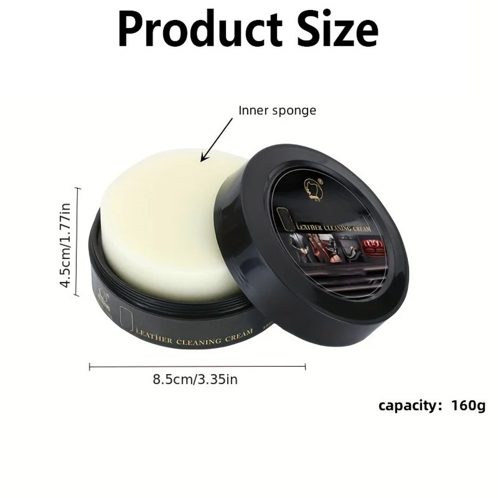 Premium Leather Seat Maintenance Cream Interior Stain Removal Refurbished Leather Care 3