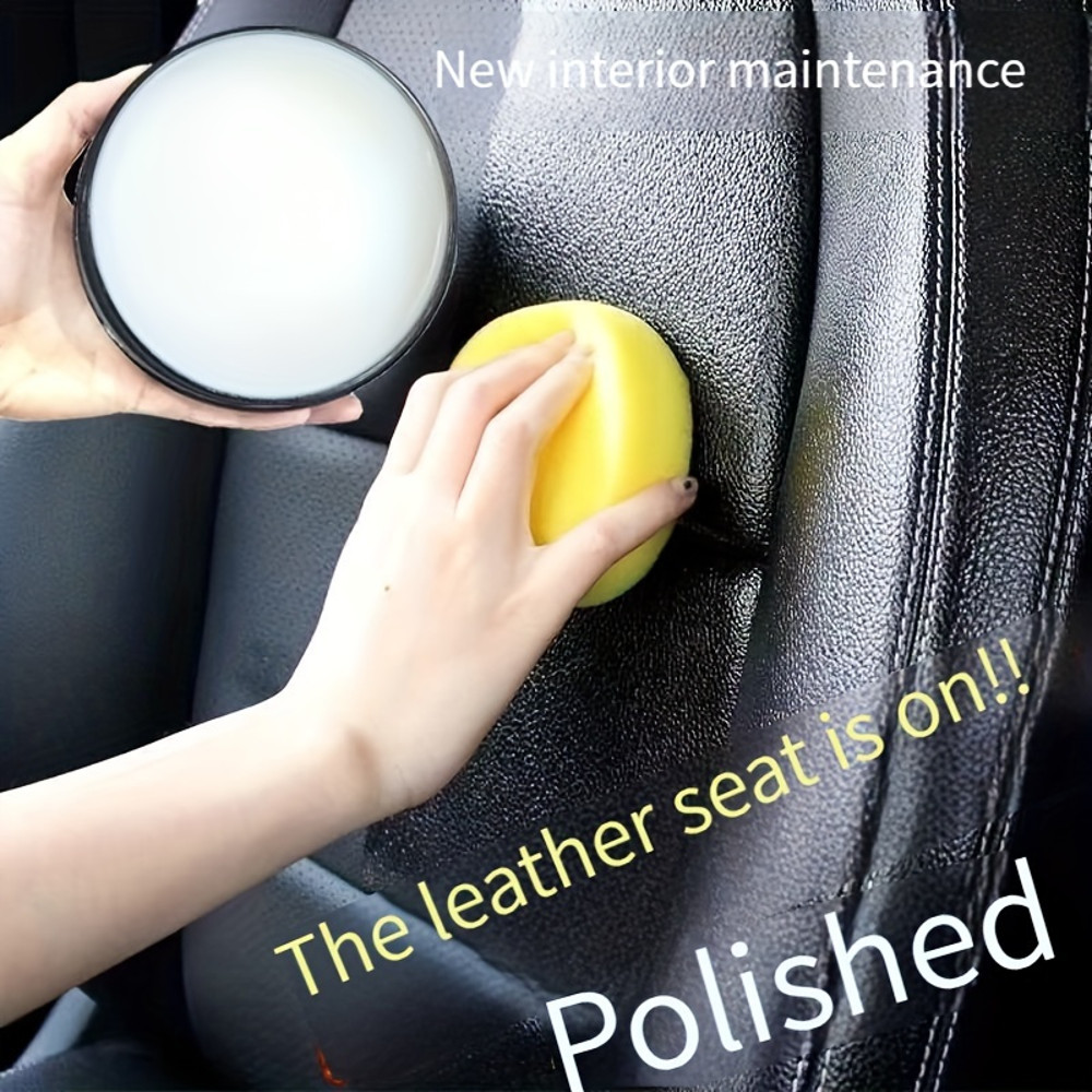 Premium Leather Seat Maintenance Cream Interior Stain Removal Refurbished Leather Care 2