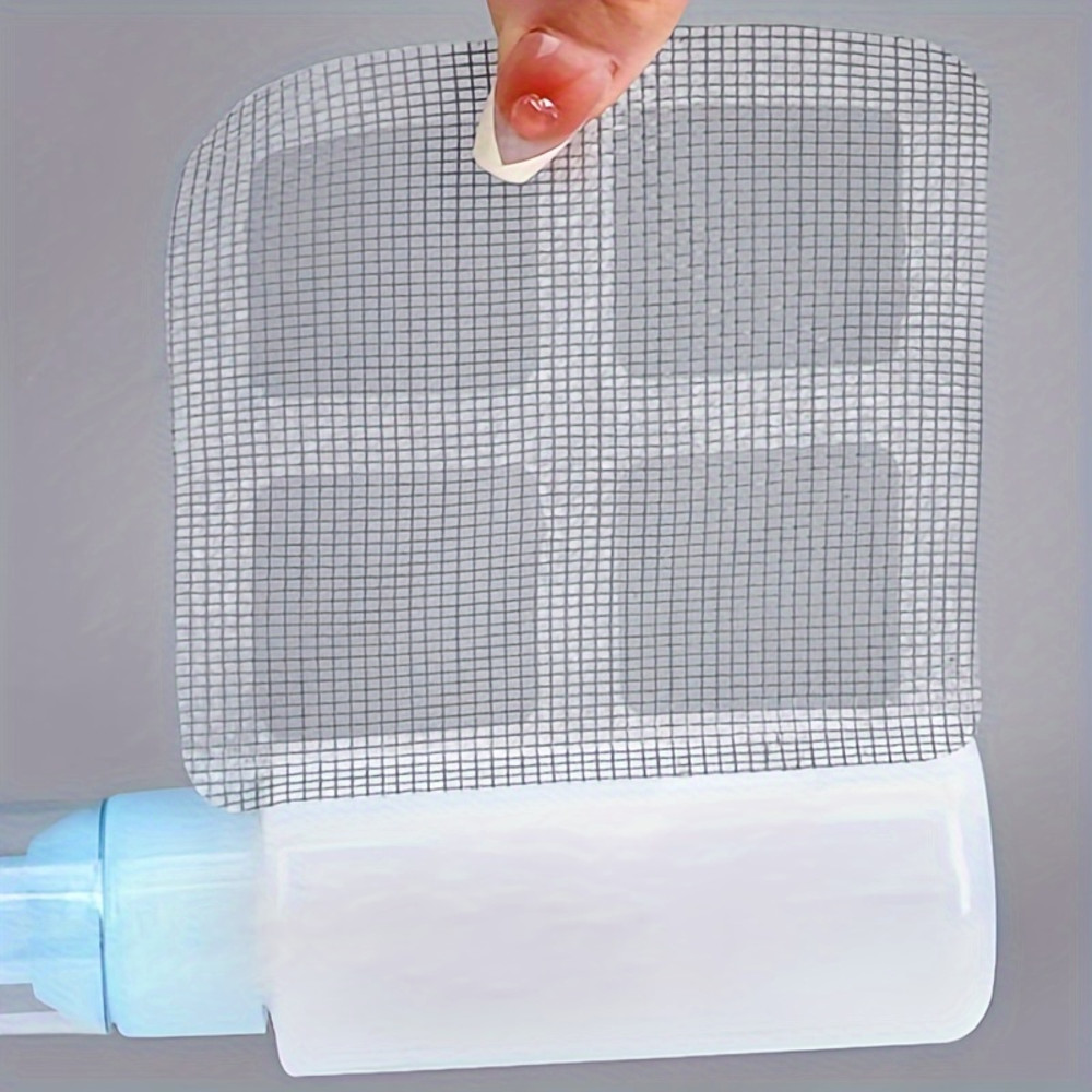 Shower Drain Hair Catchers – Disposable Filter Mesh Stickers, Bathroom Sink Strainer (Easy Peel & Stick)