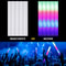 Bulk Colorful RGB LED Glow Sticks, Foam Cheer Tubes for Parties, Weddings & Dark Light Events