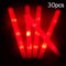 Bulk Colorful RGB LED Glow Sticks, Foam Cheer Tubes for Parties, Weddings & Dark Light Events
