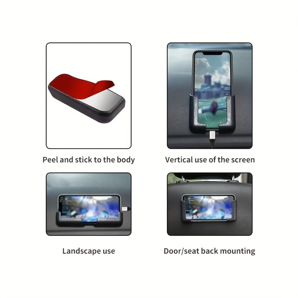 Adhesive Support Creative Wall Multipurpose Phone Stand Strong Car Phone Mount For Home Car 4
