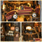 Classic Car F1 Book Nook Kit DIY Wooden Puzzle Bookshelf Insert for Home Decoration Gifts