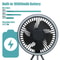 Camping Fan Rechargeable Desktop Portable Circulator Wireless Ceiling Electric Fan With Power Bank 4