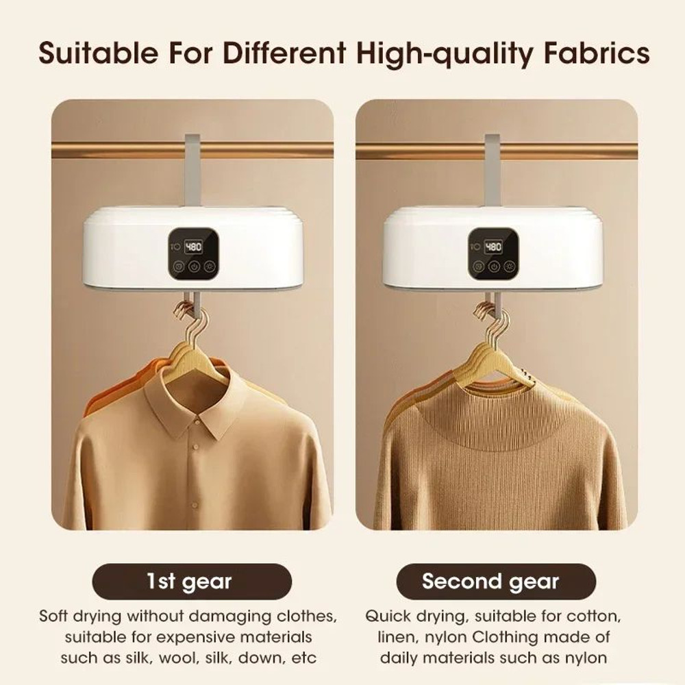 Foldable Electric Dryer Mini Portable Intelligent Fast Drying Cabinet With Drying Bag For Household 5
