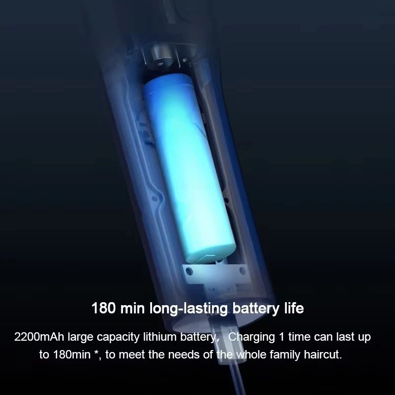 XIAOMI Mijia Hair Clipper For Men Electric Sideburns Shaver Wireless Hair Cutting Trimmer For Barb