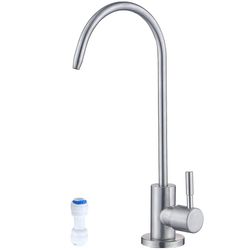 premium lead-free filtered faucet fits reverse osmosis units, kitchen water filtration system faucet with swivel spout
