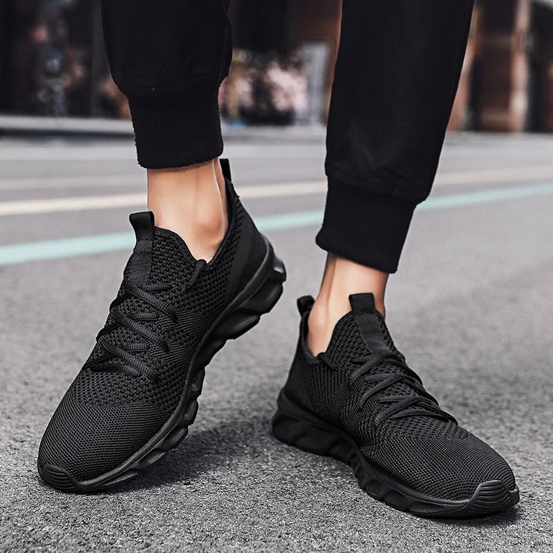 Breathable Men Casual Sports Shoes Summer Light Soft Sole Comfort Outdoor Running Shoes Plus Size M 5