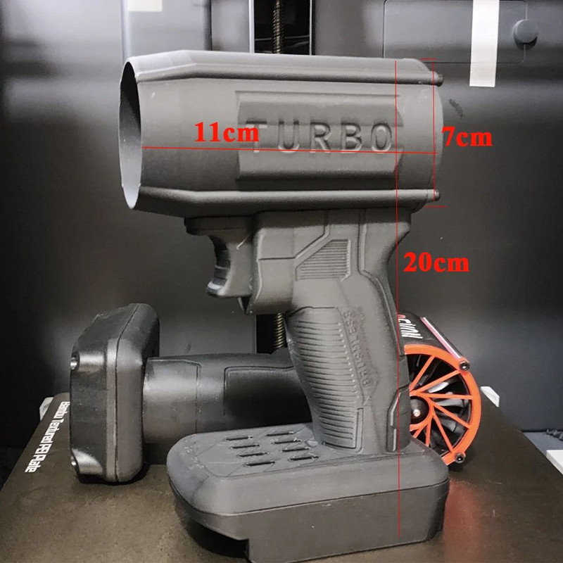 Powerful Handheld Air Dryer Turbo Jet Fan Electric Blower For Car Wash  Snow Removal 2