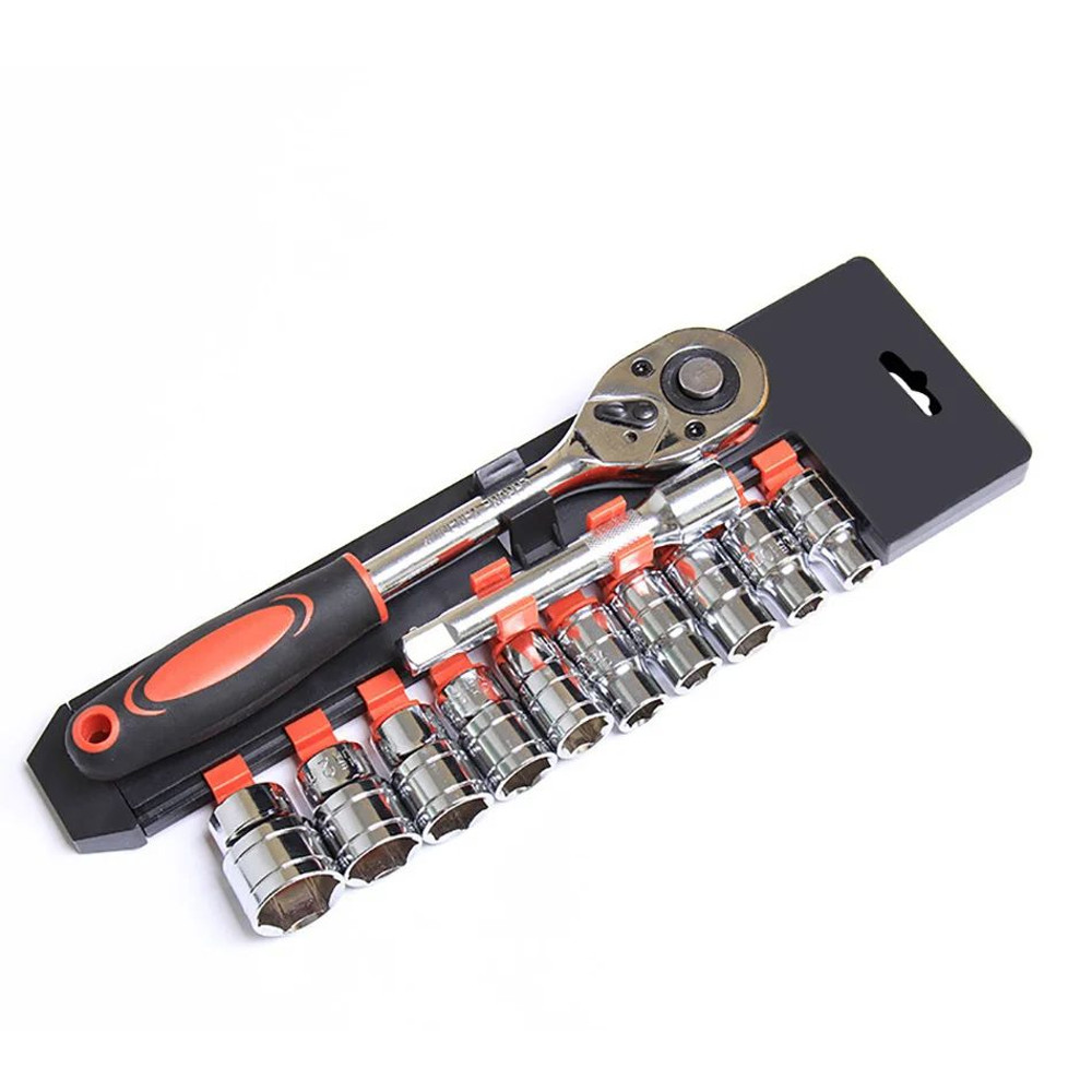 Ratchet Socket Wrench Set MultiFunction Spanner Kit For Bicycle Motorcycle And Car Repairs 0