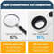 Handheld Magnifier With Dual LED Lights HD Glass Lens For Jewelry Diamond Jade And Mirror Inspectio 3