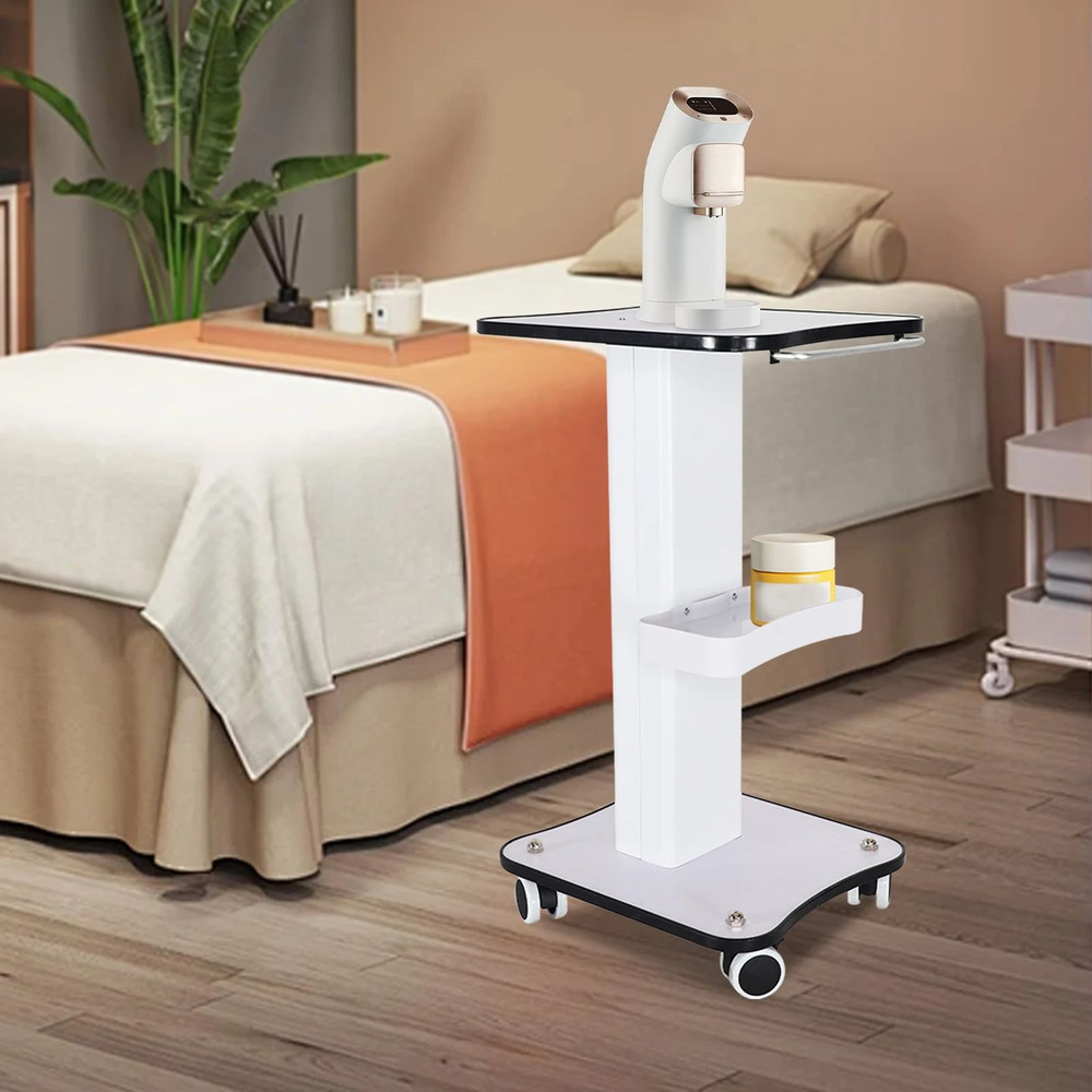 3Tier Rolling Trolley Cart For Beauty Salons SPA Equipment Machine Holder Organizer With Push Handl 3