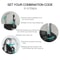 ORIA Combination Padlocks Waterproof Outdoor Password Locks For Luggage Gym Lockers Cabinets Doors 3