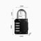 ORIA Combination Padlocks Waterproof Outdoor Password Locks For Luggage Gym Lockers Cabinets Doors 4