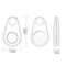 Wireless Mini Bluetooth GPS Tracker For Dogs Kids Wallets Bags AntiLost Alarm Tag Smart Key Finder 5