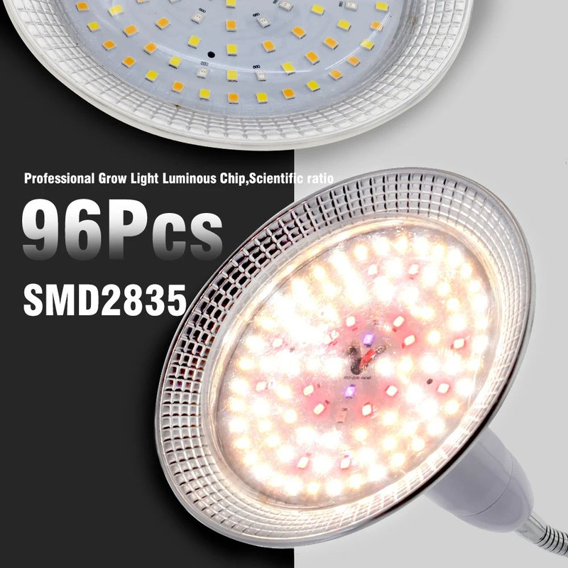 Full Spectrum LED Grow Light Bulb Sunlike Phytolamp For Plants Seedlings Flowers Greenhouse Tent Hy 2