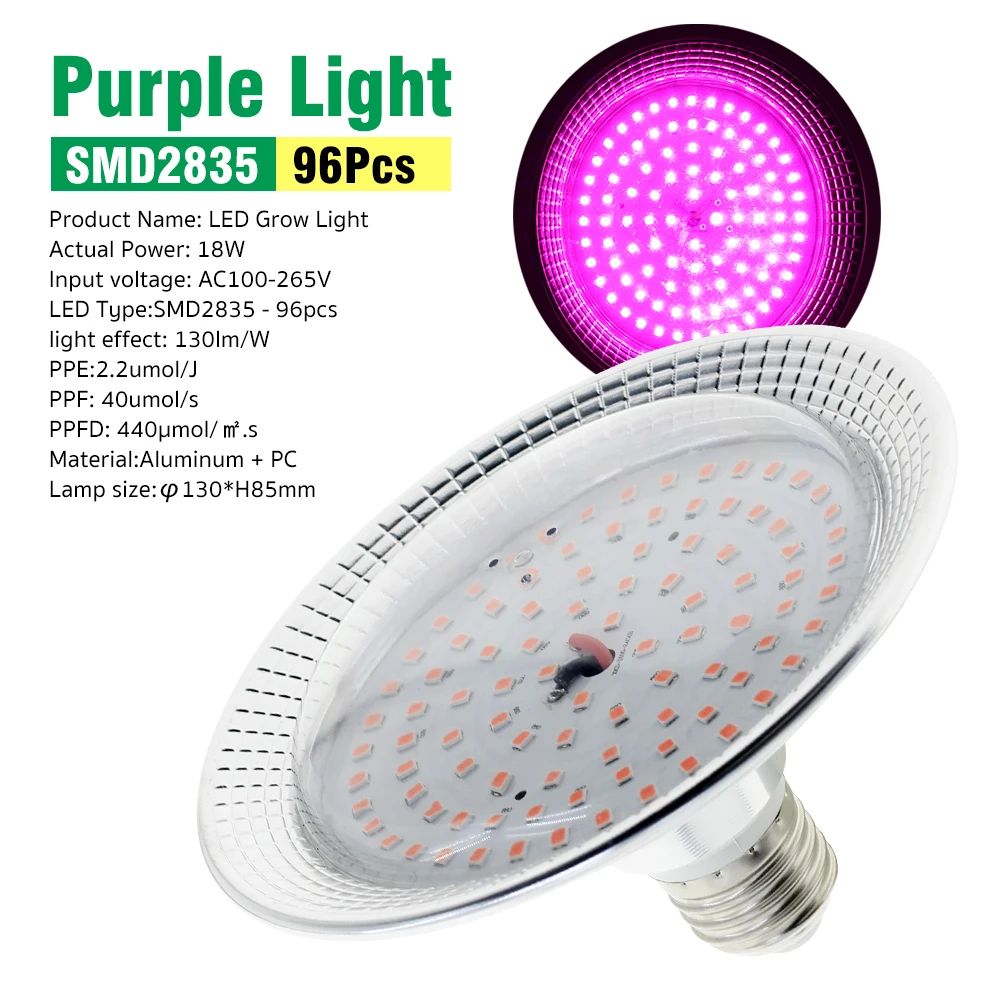 Full Spectrum LED Grow Light Bulb Sunlike Phytolamp For Plants Seedlings Flowers Greenhouse Tent Hy 7