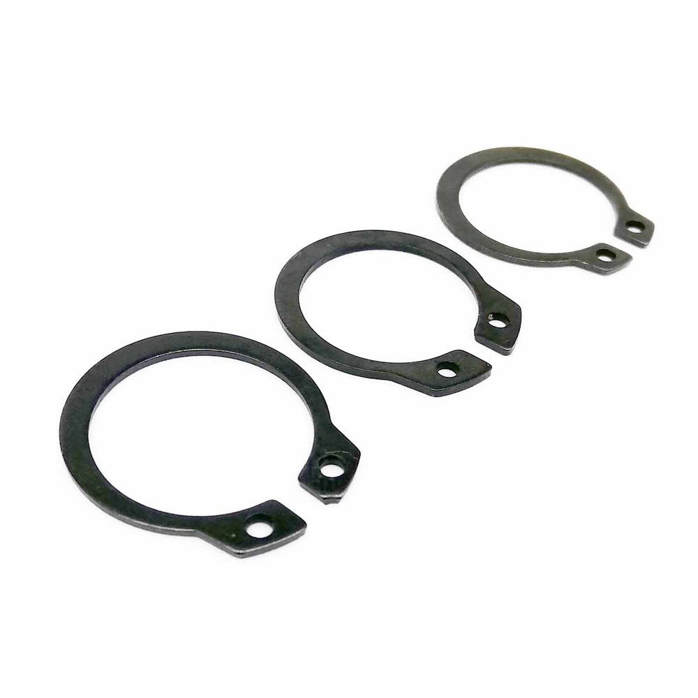 65mn Steel Retaining Clip Snap Ring 520mm GB894 Black CType External Circlip For Bearing Shaft 1