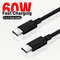 USBC To USBC Fast Charging Cable For IPhone Samsung Huawei Xiaomi Data Line In Black  White 7