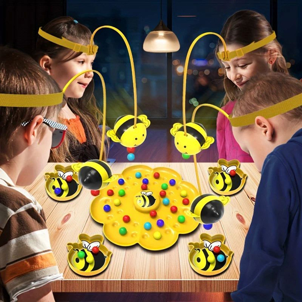 Little Bumblebee Magnetic Fishing Puzzle Board Game Educational Toy For Kids Family Interactive Pla 0