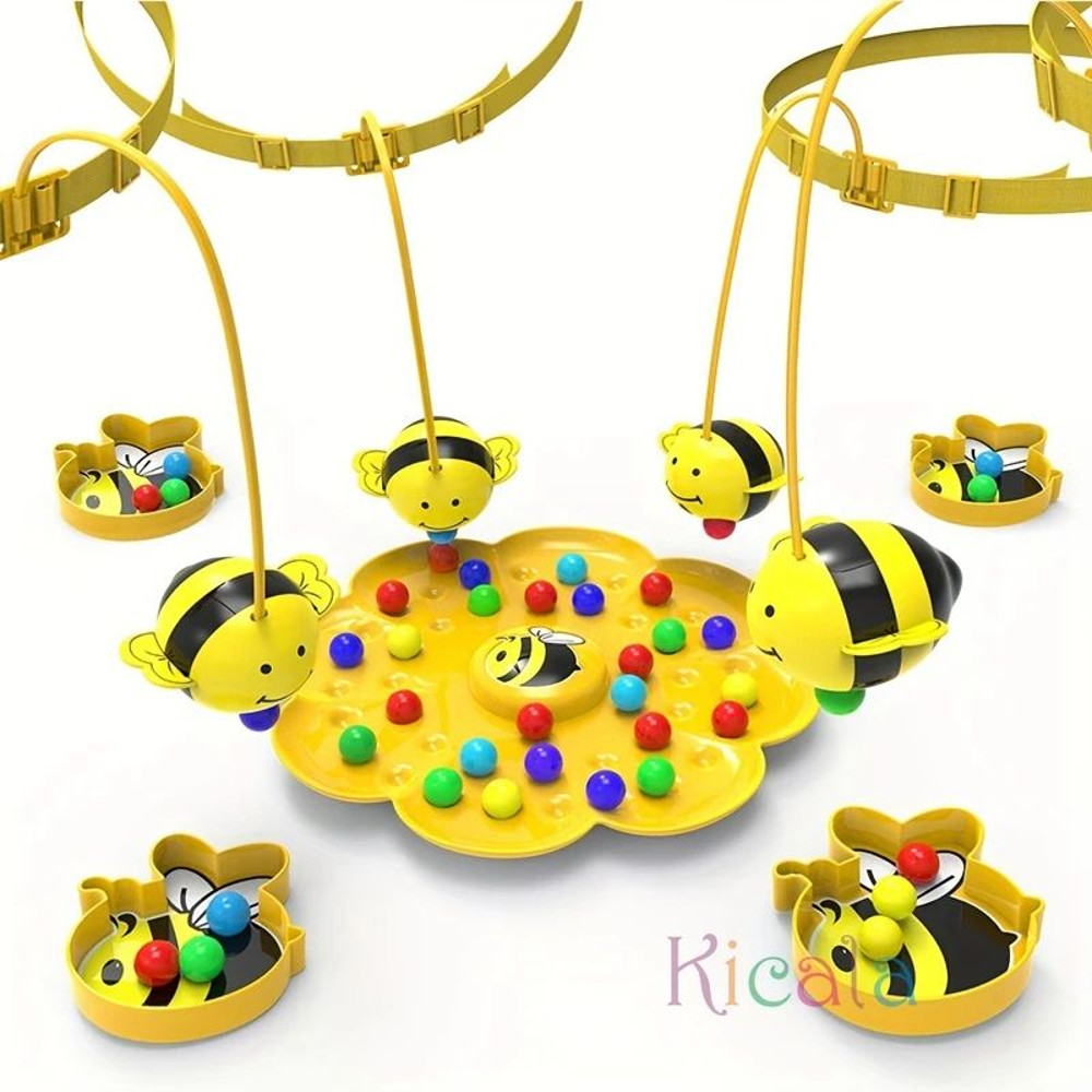 Little Bumblebee Magnetic Fishing Puzzle Board Game Educational Toy For Kids Family Interactive Pla 1