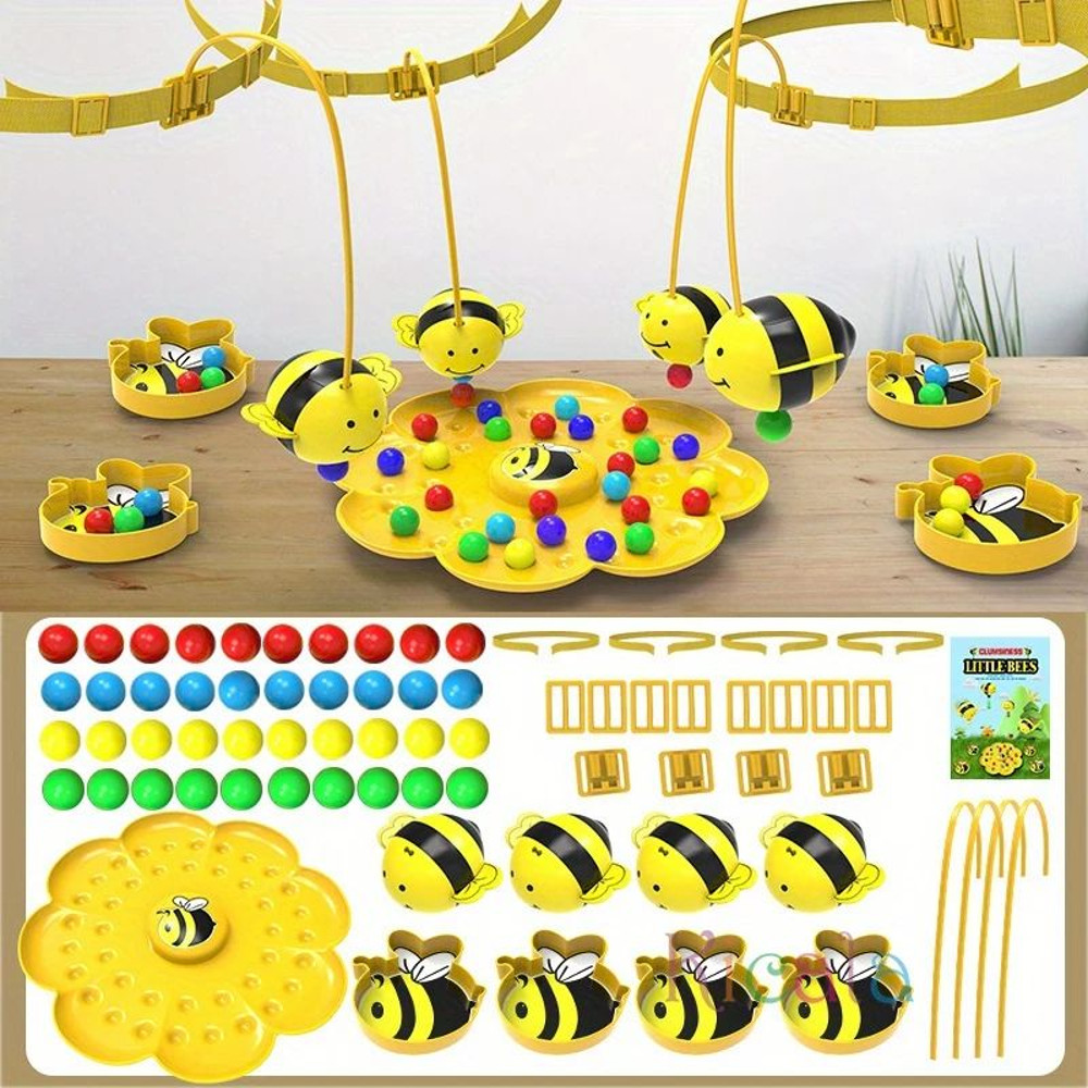 Little Bumblebee Magnetic Fishing Puzzle Board Game Educational Toy For Kids Family Interactive Pla 5