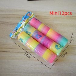 rainbow magic springs circle toys, kids birthday party favors, small gifts, pinata fillers, flexible fun giveaway toys